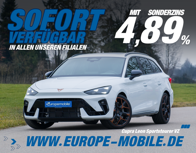 Cupra Leon Sportstourer VZ EXTREME 2.0 TSI 245 kW DSG 4DRIVE (Lager) AKEBONO/PANO/NAV/AHK/INTELLI/MATRIX/5J.GARANTIE/SENN/UVM.