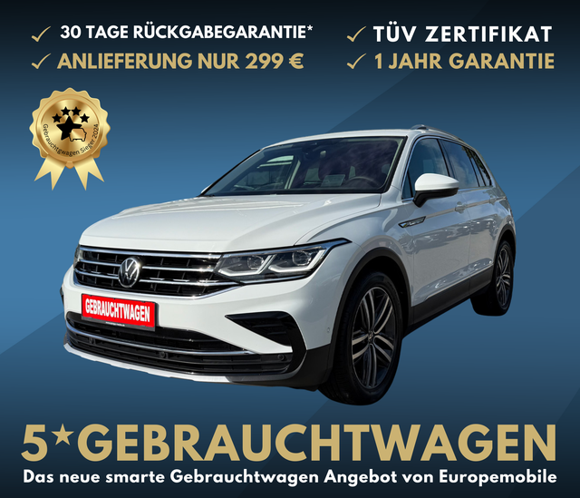Volkswagen Tiguan Elegance 1.5 TSI EVO 150 DSG NAV, IQ, HEAD, EASY, ACC, ERGO, WINTER, 19" UVM.