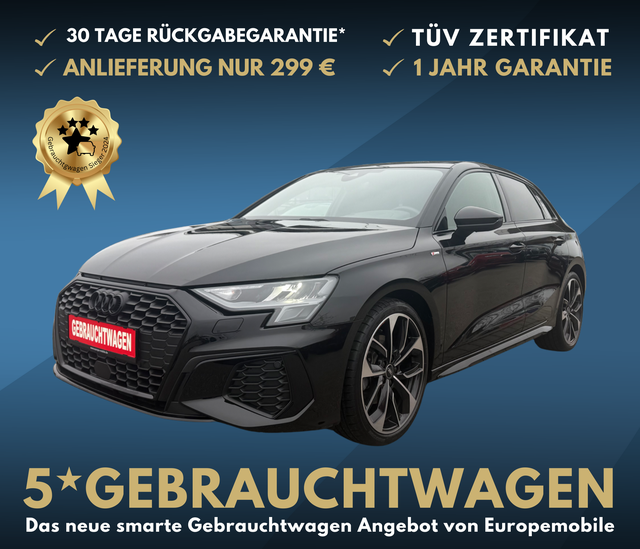 Audi A3 Sportback S-line 35 TDI S tronic (Lager) B&O|2xSLINE|PANO|NAPPA|19"|HEAD|4JGAR|UVM.