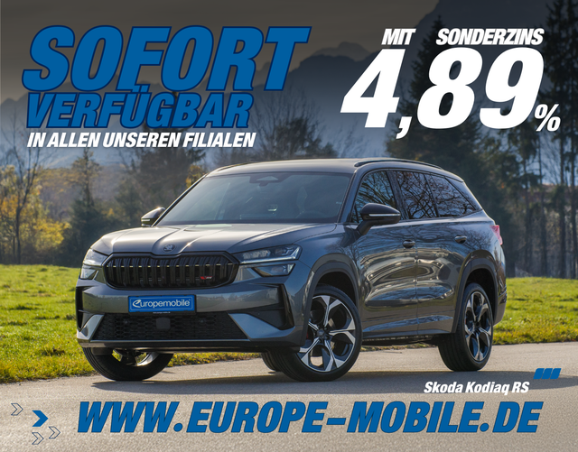 Skoda Kodiaq H10 RS 2.0 TSI 195kW 4x4 DSG (Lager) 7-SITZE/PANO/MATRIX/AHK/WINTER/5J.GARANTIE/CANTON/UVM.