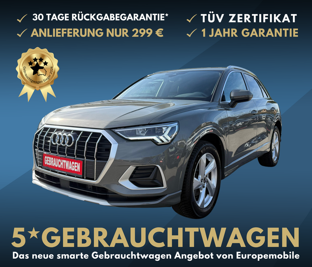 Audi Q3 advanced (D8) 35 TFSI S tronic MHEV, S-LINE, NAV PRO, VIRTUAL, WINTER, LED, CAM, SOUND, 19" UVM.