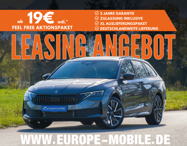 Skoda Octavia Combi 2026 SPORTLINE 1.5 TSI 110 kW mHEV DSG (Leasingaktion) NAV/EASY/AHK/ASSIST/4J.GARANTIE/UVM.