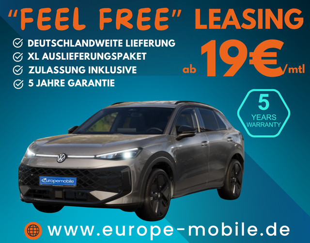 Volkswagen T-Roc R-Line 1.5 eTSI OPF DSG 150 (Leasingaktion) BLACK/MATRIX/NAV/PANO/AHK/UVM.