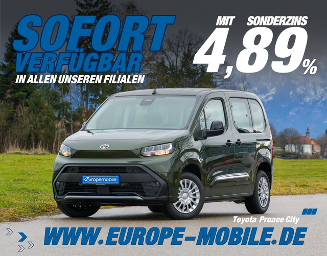 Toyota Proace City Verso COMFORT L1 1.2T 81 kW 6MT (Lager) LED/SMART/NEBEL/HAC/PDC/UVM.