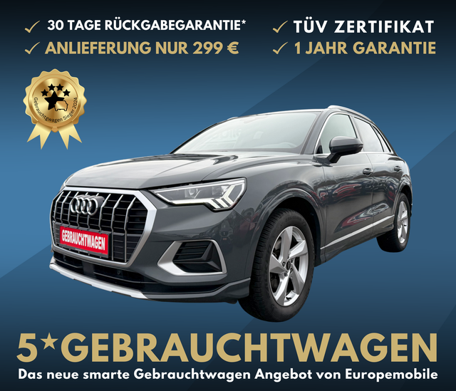 Audi Q3 advanced (D8) 35 TFSI S tronic MHEV, S-LINE, NAV PRO, VIRTUAL, WINTER, LED, CAM, SOUND, UVM. (Lager)