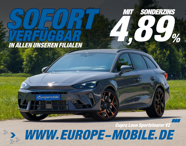 Cupra Leon Sportstourer VZ EXTREME 2.0 TSI 245 kW DSG 4DRIVE (Lager) AKEBONO/PANO/NAV/AHK/INTELLI/MATRIX/5J.GARANTIE/SENN/UVM.