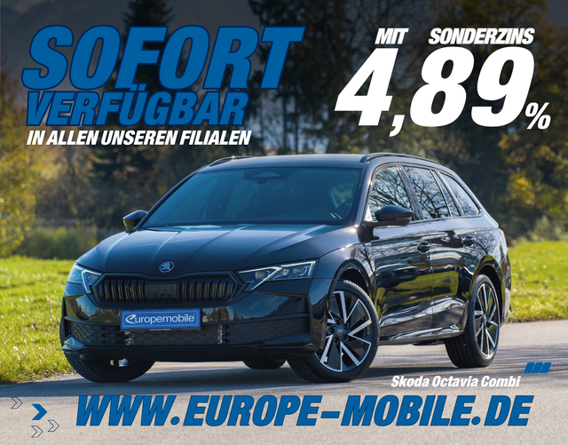 Skoda Octavia Combi 2026 SPORTLINE 1.5 TSI 110 kW mHEV DSG (Lager) NAV/EASY/AHK/ASSIST/4J.GARANTIE/UVM.