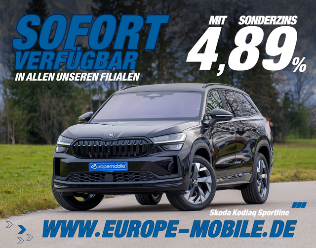 Skoda Kodiaq H10 SPORTLINE 2.0 TDI DSG 4x4 142 kW (Lager) 7-SITZE/STANDHZG/CANTON/MATRIX/NAV/KESSY/AHK/UVM.