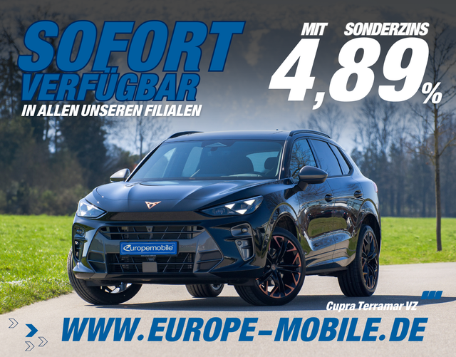 Cupra Terramar 2026 VZ 265 2.0 TSI 195kW DSG 4Drive (Lager) NAV/HEAD/MATRIX/PANO/AHK/INTELLI/365/UVM.