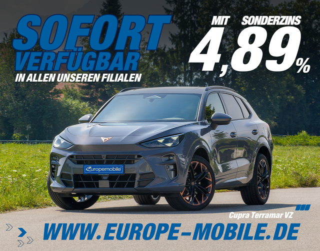 Cupra Terramar 2026 VZ 2.0 TSI 195kW DSG 4Drive (Lager) XL/STANDH./AHK/PANO/MATRIX/SENNH./5J.GARA./UVM.