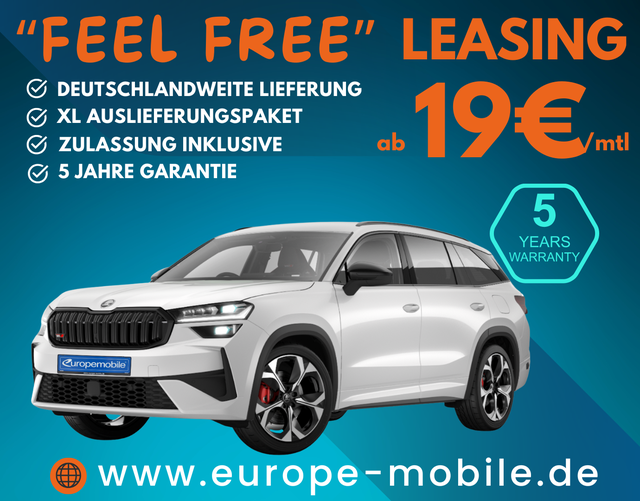 Skoda Kodiaq H10 RS 2.0 TSI 195kW 4x4 DSG (Leasingaktion) 7-SITZE/PANO/MATRIX/AHK/WINTER/STANDHZG/4J.GARANTIE/CANTON/UVM.