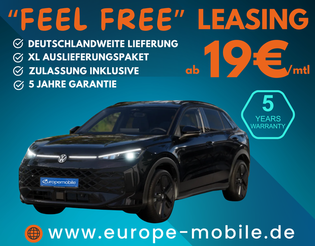 Volkswagen T-Roc R-Line 1.5 eTSI OPF DSG 150 (Leasingaktion) BLACK/MATRIX/NAV/PANO/AHK/UVM.